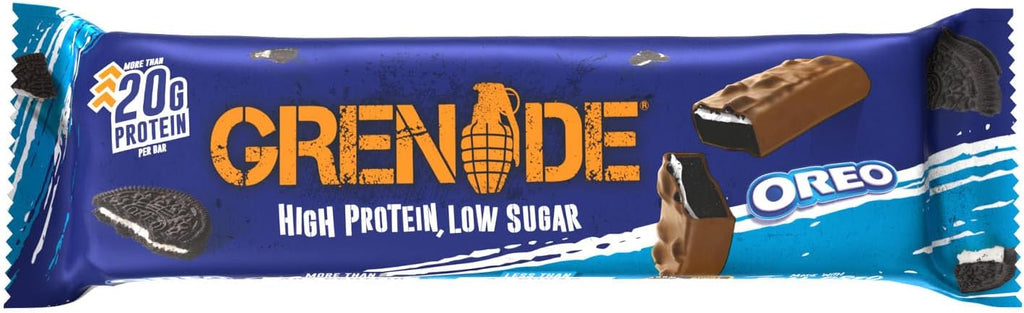 Grenade OREO Protein Bar - High Protein, Low Sugar, 12 x 60 g